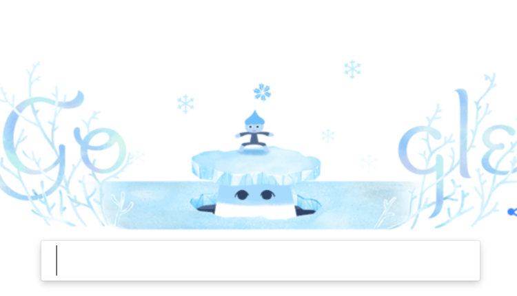 doodle google solsticio invierno