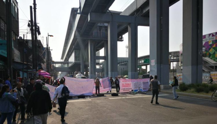 bloqueo periférico av tláhuac