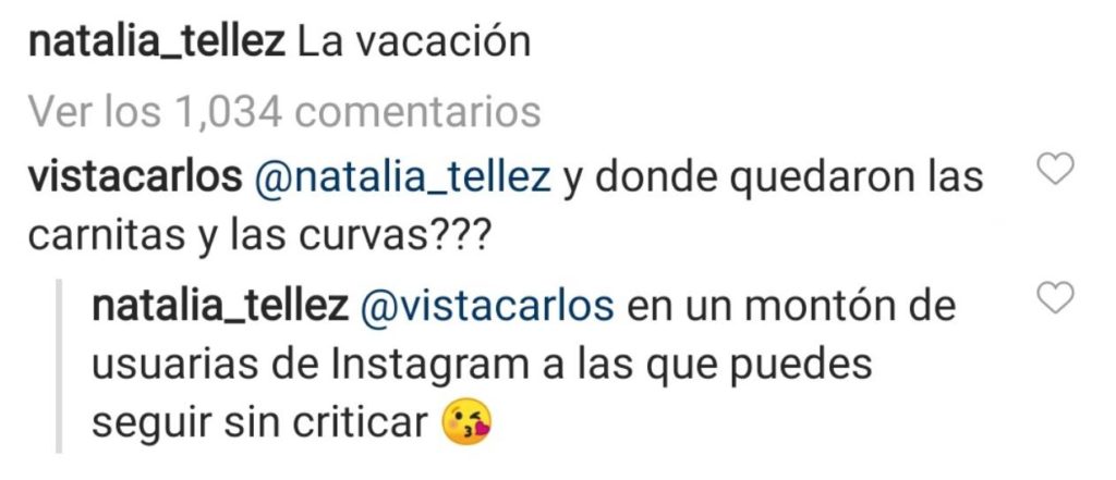 natalia tellez comentarios